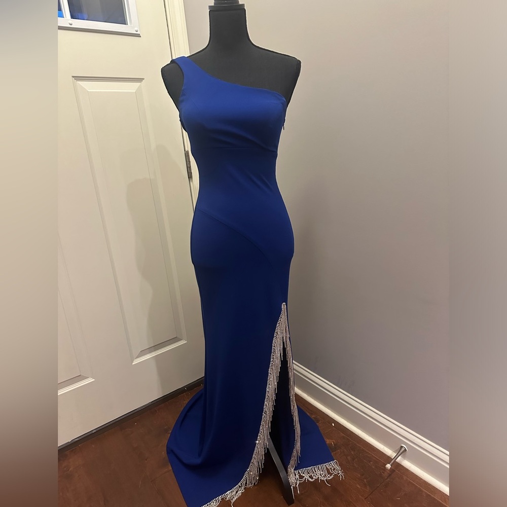 Next Up Blue Prom Dress Size 3/4